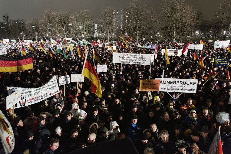 In Dresden demonstreren de �Wutbürger� �We missen ons