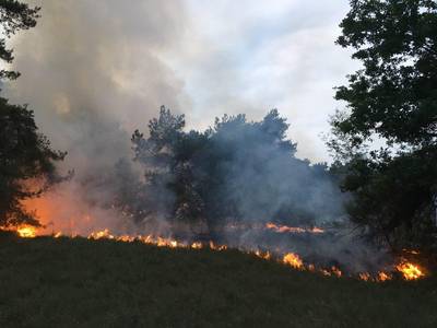 Grote heidebrand Vorden snel onder controle