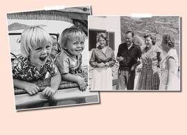 Koninklijke Kiekjes van Beatrix en haar boys op vakantie in Italië