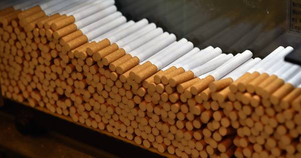 Getuige maakte foto's van de sigarettendieven en reed vervolgens met zijn auto achter het duo aan.