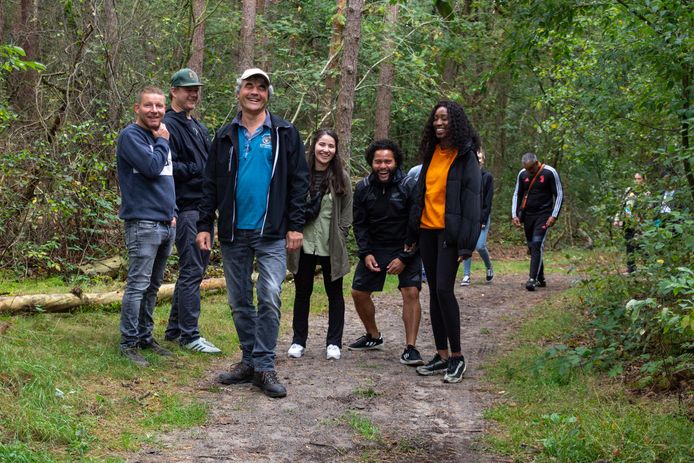 Jongerenwerkers van R-Newt op een uitje in de Ardennen.