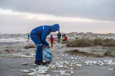 Eén verloren container met gevaarlijke stoffen van MSC Zoë gevonden