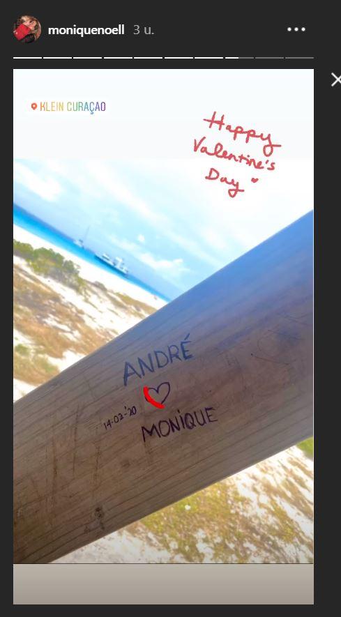 Monique Westenberg verwart fans met 'André <3 Monique'