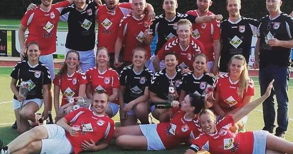 Korfbalploeg HKC: twee promoties in een seizoen