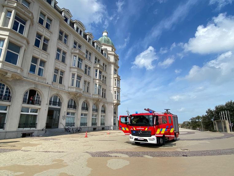 Brand op zeedijk blijkt stofwolk van arbeiders Brugge In de buurt HLN