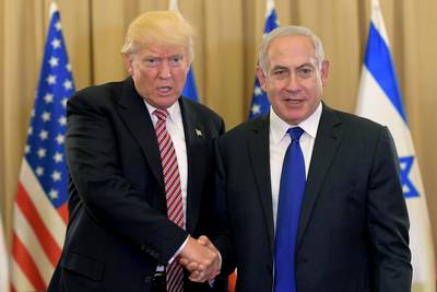 Trump roept Palestijnen op geweld tegen Israël te stoppen