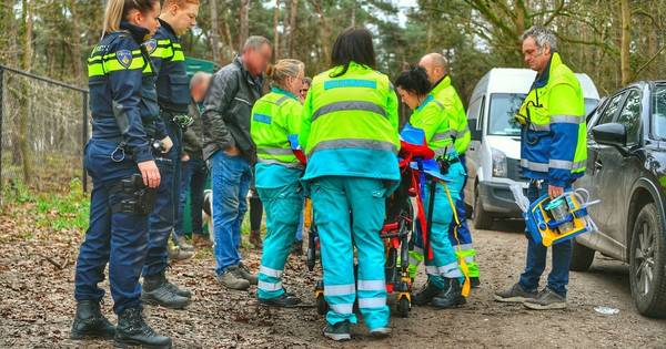 Motorcrosser gewond door ongeluk in bossen bij Middelbeers.