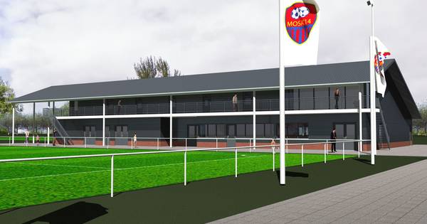 Clubhuis MOSA'14 in Oijen valt een ton duurder uit door gestegen bouwkosten - BD.nl