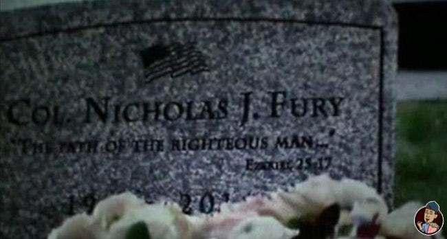 Nick Fury tombstone