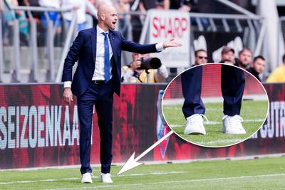 Ten Hag tegen Russen: Witte sneakers brengen geluk