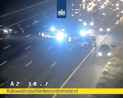 Chaos op A2 na ongeluk, snelweg tussen Amsterdam en Utrecht helemaal afgesloten