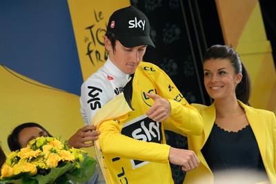 Thomas vindt zijn gele trui vooral 'amazing, amazing, amazing'