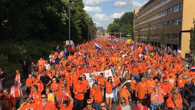 Oranjefans zijn klaar voor EK in Enschede