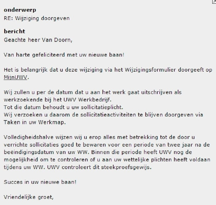 Sollicitatiebrief Per Mail Versturen