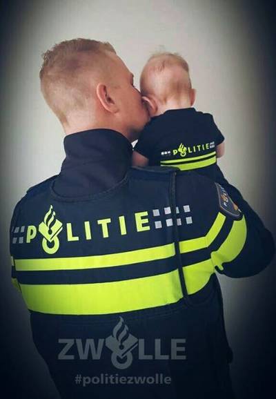 Politie maakt indruk met Facebookbericht Vaderdag