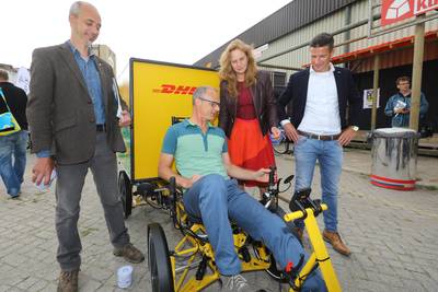 125 kilo aan pakketjes in Nijmegen bezorgen... met de fiets!