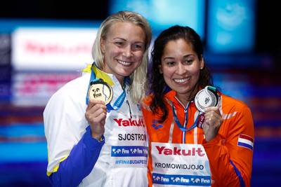 Kromowidjojo raakt wereldrecord op 50 meter kwijt aan Sjöström