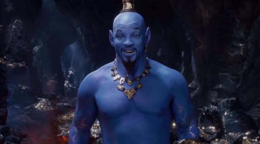 Will Smith als de Genie in Aladdin