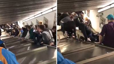 Zwaargewonden bij bizar incident met op hol geslagen roltrap in Rome