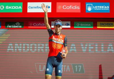 Ritwinnaar Nibali zat er doorheen in slotfase