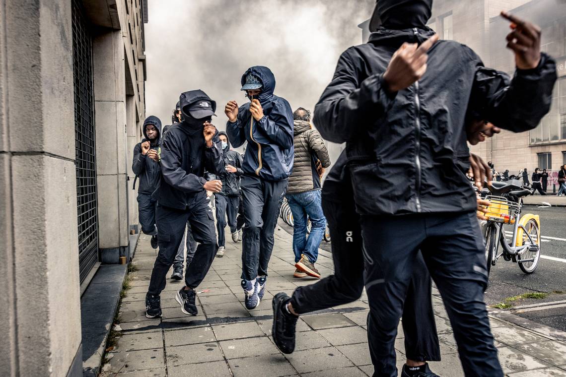 Minderjarige verdachten van rellen in Brussel vrijgelaten door plaatsgebrek in instellingen