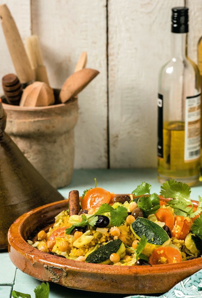 Jeroen Meus maakt tajine met kikkererwten Nina kookt hln.be
